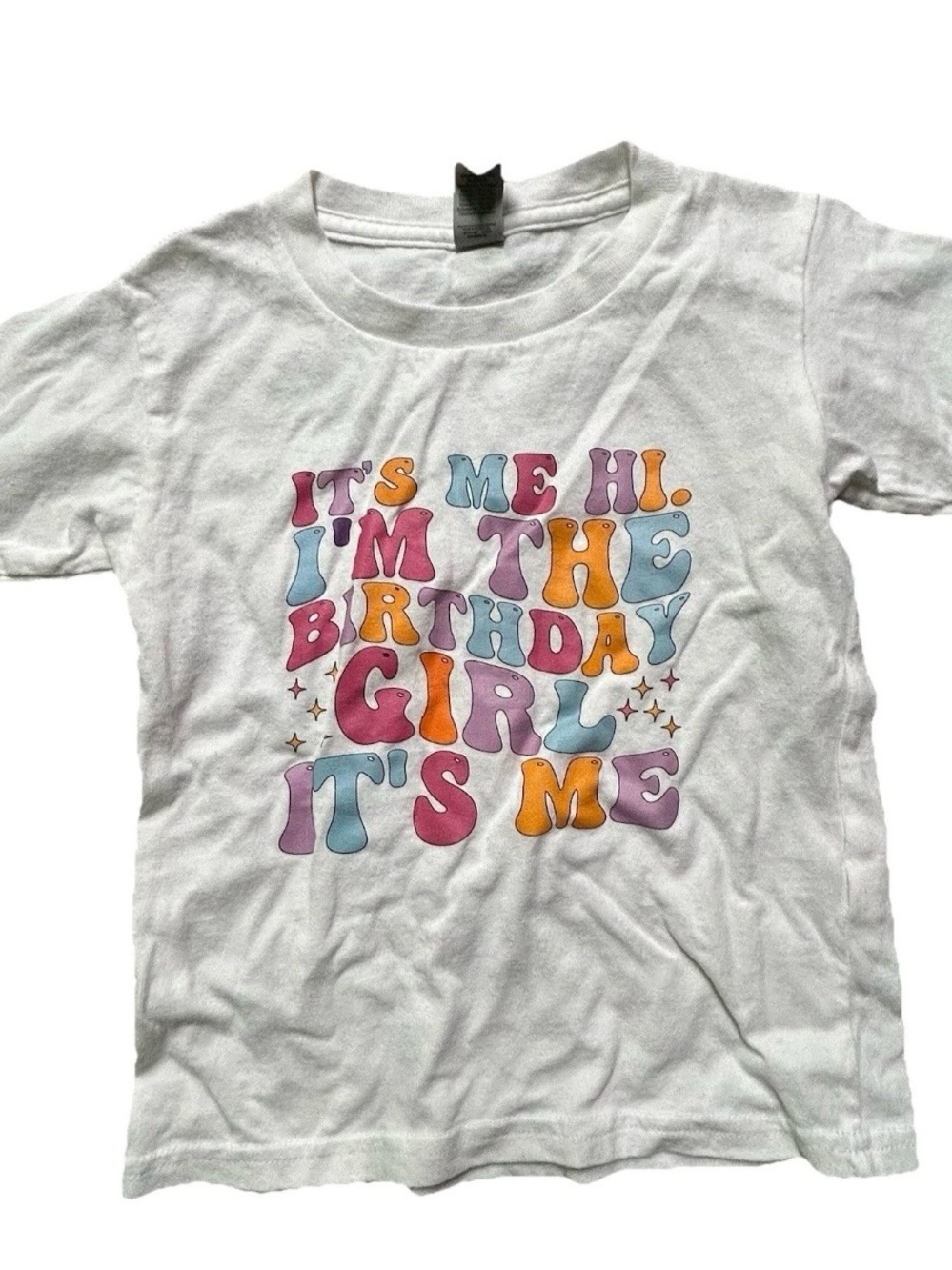Toddler Girl Eras Birthday T Shirt Taylor Swift Size 4T It’s Me Hi